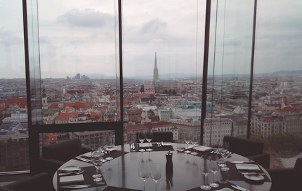 ウィーンのパノラマ眺望カフェー